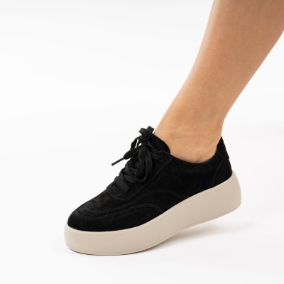 Спортни Обувки Естествена Кожа Korova Black