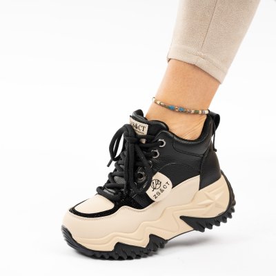Спортни Обувки Естествена Кожа Meilin2 Black