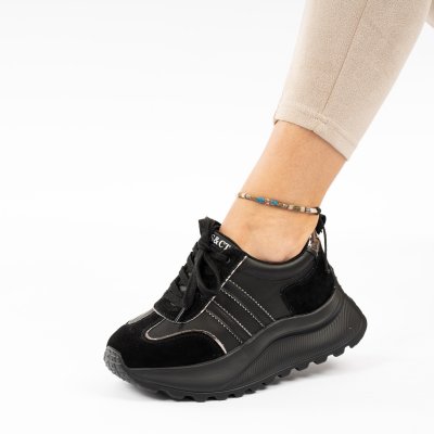 Спортни Обувки Естествена Кожа Zuri2 Black