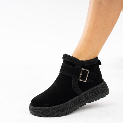 Къси Ботуши Естествена Кожа Estrela Black