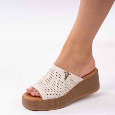 Чехли Естествена кожа Alira Beige