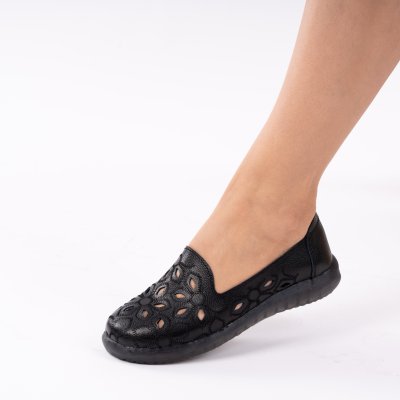 Обувки Естествена Кожа Cieza Black
