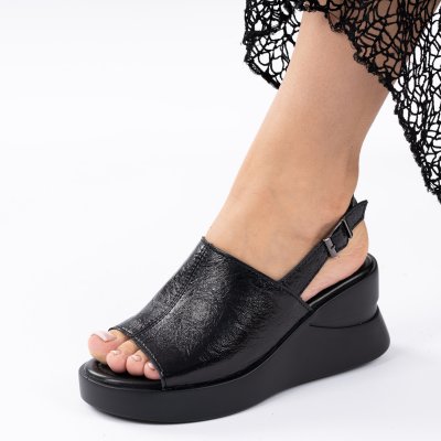 Сандали естествена кожа Belize Black