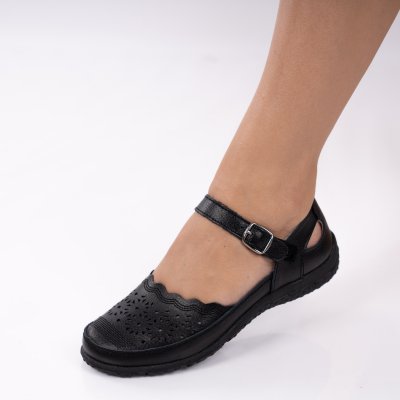 Обувки Естествена Кожа Fiore6 Black