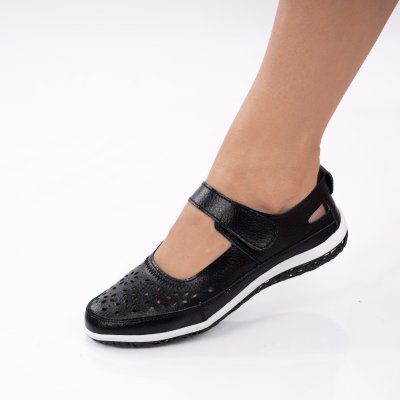 Обувки Естествена Кожа Fiore8 Black
