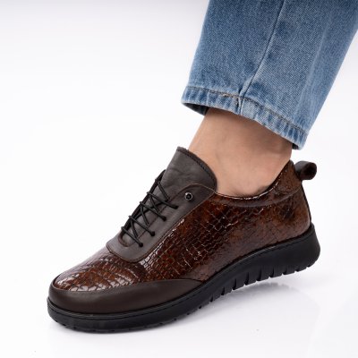 Обувки Естествена Кожа Delise2 Brown