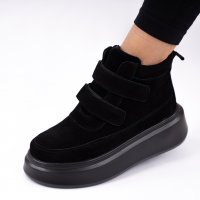 Къси Ботуши Естествена Кожа Anelise2 Black