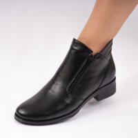 Къси Ботуши Естествена Кожа Comore4 Black