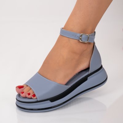 Сандали с платформа Turina Blue