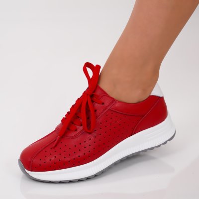 Обувки Естествена Кожа Nures Red