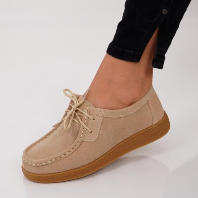 Обувки Естествена Кожа Esen6 Beige