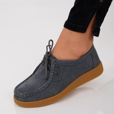 Обувки Естествена Кожа Esen6 Grey