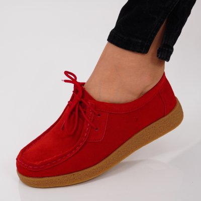 Обувки Естествена Кожа Esen6 Red