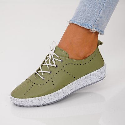 Обувки Естествена Кожа Corfu Green