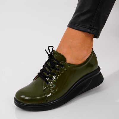 Обувки Естествена Кожа Givana Green