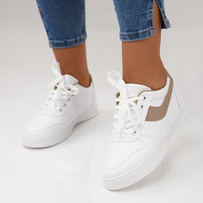 Спортни Обувки Agias  White Beige