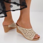 Платформени Чехли Sorana Beige Платформени Чехли Sorana Beige