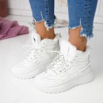 Подплатени Ботуши Nurmi White Подплатени Ботуши Nurmi White