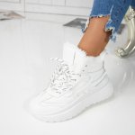 Подплатени Ботуши Nurmi White Подплатени Ботуши Nurmi White